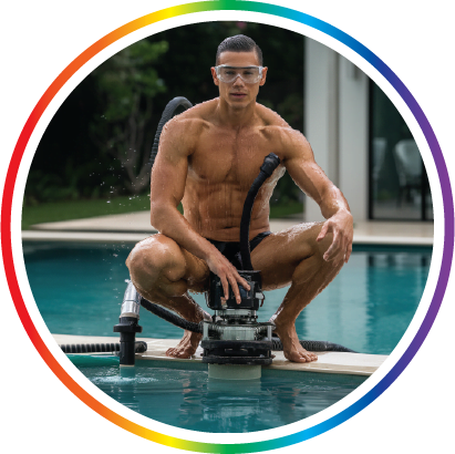 pool boy hot lgbt male